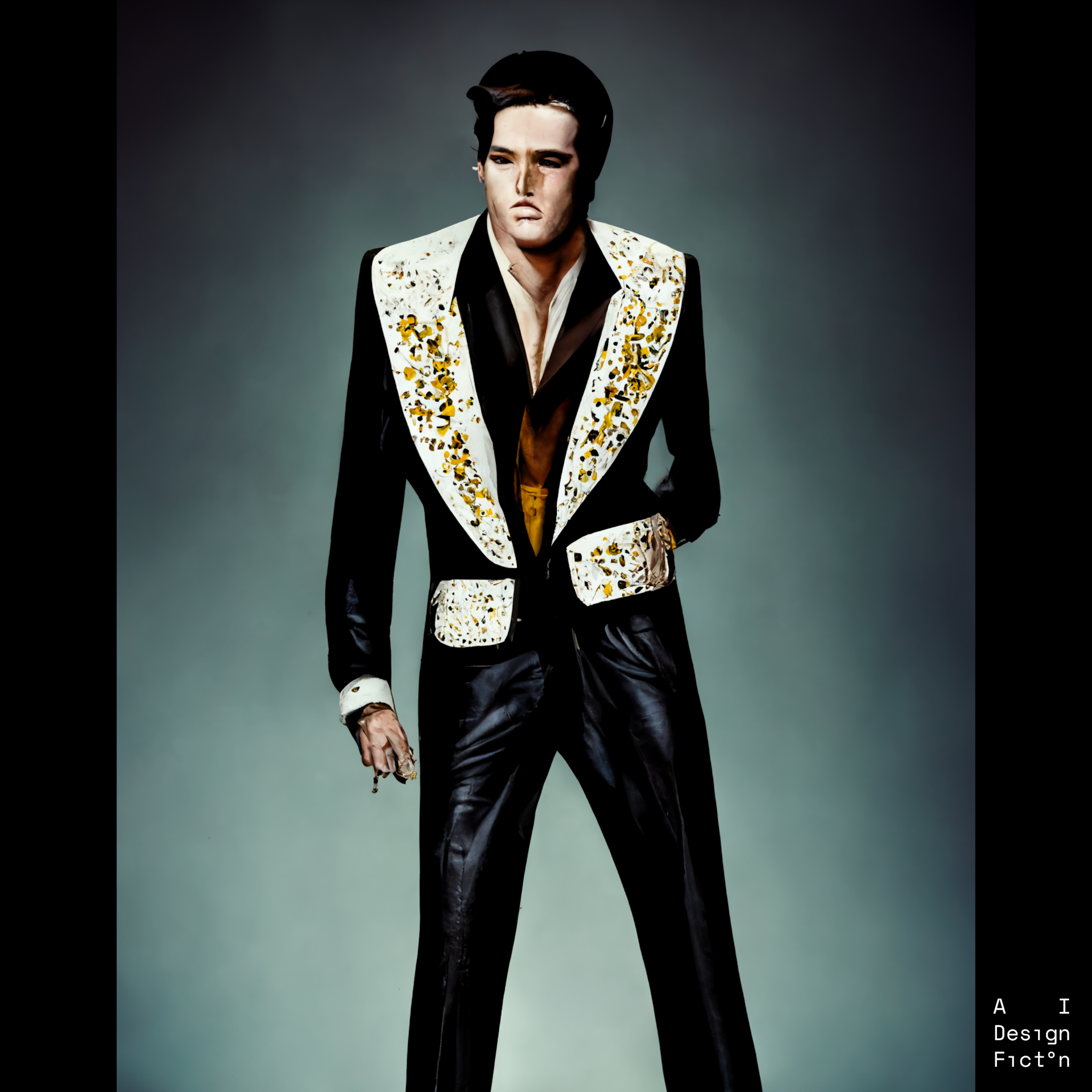 "Elvis wearing Tom Ford"